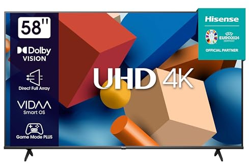 Hisense 58A6K TV 147,3 cm (58) 4K Ultra HD Smart TV Wifi Noir