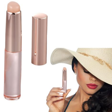 OHREN 2 pennelli per labbra in silicone con tappo, pennelli per trucco multifunzionali, applicatore per maschere labbra per rossetti, lucidalabbra, balsamo labbra, correttore e nail art