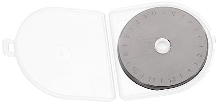 Gadpiparty 10pezzi Lame Per Taglierina Rotante Lame Per Taglierina Rotante Per Tessuti e Carta Affilate Sostitutive Adatte Per Cucito Scrapbooking e Progetti Fai Da Te
