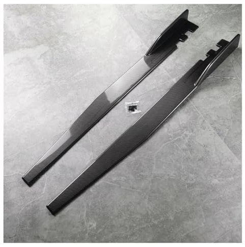 Sidokjolar Sidokjol Sidokjolar Extension Rocker Panels Läppdelare För BMW G30 G31 520i 520d 530i 530d 540i 550i 550d 2017-2023 Bodykits Tuning Side Kjol(Carbon Look)