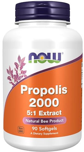 NOW Foods Propolis 2000 5:1 Extract - 90 softgels