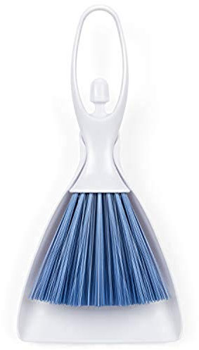 Besen und Kehrschaufel Set Klein, Handfeger Schaufel Kehrset für Staub Haaren Auto und für Hausboden Sofa Schreibtisch Reinigung