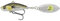 Savage Gear Spinnköder zum Spinnfischen auf Barsch, Rapfen & Hecht 3D Sticklebait Tailspin 7,3cm 13g, Farbe:Green Silver Ayu