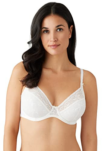 Wacoal Brasier con cerchi in pizzo e figura completa da donna, Egret, 3E