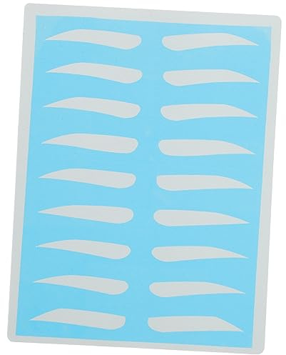 Baluue 8pares Piel De Ceja Recta Para Practicar Herramienta De Maquillaje De Cejas Plantillas Para Forma Piel Para Practicar Microblading
