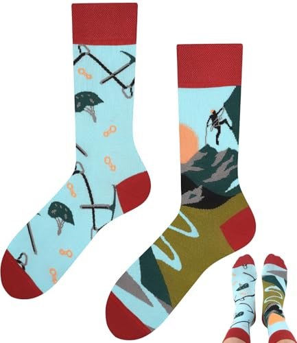 TODO Chaussettes amusantes, à motif multicolores, pour exprimer sa joie de vivre, 39-42