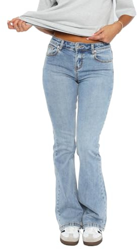 Justalwart Flare Jeans for Women Stretch (US 4-6)