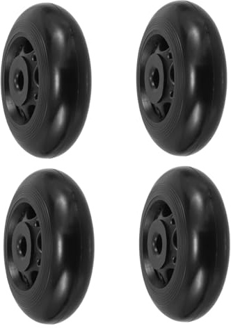 ROMISBABA 4 Stück Teiliges Ersatzrad Fitnessgeräte Langlebige Kunststoff rollenräder Kompatibel mit Heimtrainern und Laufbändern Geräuscharm und Flexibel für Sport Fitnesszubehör