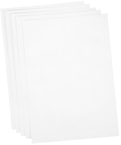 DOITOOL Fogli Per Trituratori Olio Lubrificante Carta Oleata 5 Pezzi Per Distruggidocumenti Ufficio Manutenzione Meccanismi Fluidità Silenziosa