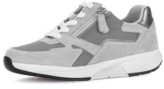 Gabor Dam lågtopp sneakers, dam halvskor, Lightgrey Kombi 49, 41 EU