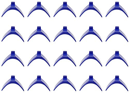 Soporte para pájaros, 20 Piezas, Marco de plástico para reposapiés, Superficie Lisa, sin Rebabas, Seguro para pájaros, Palomas, Palomas, Suministros de Cultivo en Reposo, 20 cm,