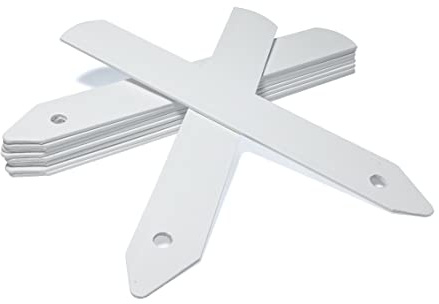 Elixir Gardens 4 White Stick in Plastic Plant Labels | Various Qty Available from 50 to 10,000 | x 3000