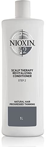 NIOXIN System 2 Scalp Therapy Conditioner (1 L) – revitalisierende Haarspülung für naturbelassenes, sichtbar dünner werdendes Haar – gegen Haarausfall durch Haarbruch und für mehr Widerstandskraft