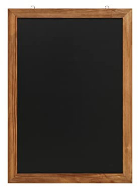 EUROPEL Tableau noir, Tableau Mural Cadre, Écriture au Marqueur-craie, pour la Maison, Cuisine, Bureau, École, Bar, Décoration d'Événements Festifs, Ardoise Pense-bête, Message, Publicité (50x70cm)