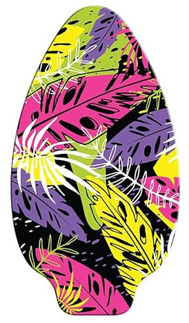 Skimboard Blumen 90 cm | rosa