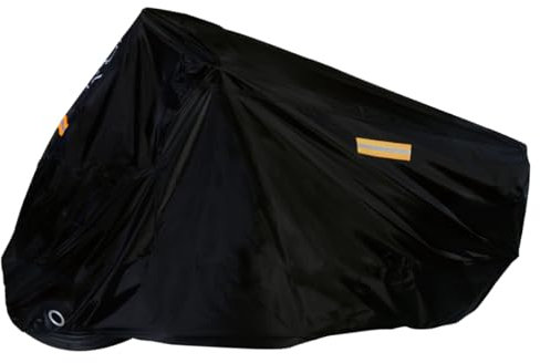PMK Grupo - Housse Protection pour Moto imperméable 210D | Couverture Universelle, Bâche résistant l'extérieur avec Blocage antivol | 245 cm Taille L