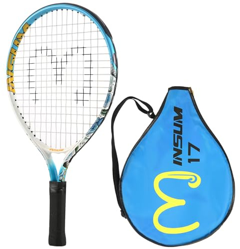 INSUM Junior Tennis Racket, 17 Inch, Ages 2–3, with Cover