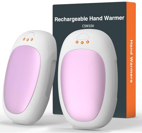 Handwärmer elektrisch, gabless Handwärmer wiederaufladbar 2er Set, Taschenwärmer wiederverwendbar, Handwärmer Taschenwärmer tragbar, 3 Heizmodi Handwärmer Kinder, Geschenk für Männer, Frauen, Kinder
