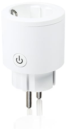 DewinLVD WLAN Smart Steckdose, Zeitschaltuhr Steckdose Kompatibel mit Alexa und Google Home Zwischenstecker Smart Life APP Fernsteuerung AC220V 16A 3680W