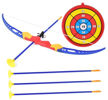 SUPVOX Jeu De à Arc pour Garçon Fille Arc Et Flèches Ensemble De Cibles Amusantes Plein Air pour Garçon Fille Débutants
