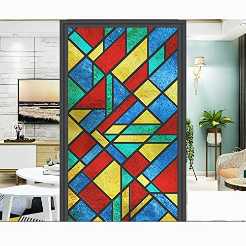 Lámina opaca para ventana, efecto esmerilado, protección UV, estilo iglesia, decorativa, 60 x 120 cm