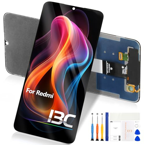 Para Xiaomi Redmi 13C Pantalla LCD para Redmi 13C 23100RN82L, 23106RN0DA Pantalla LCD Pantalla táctil Digitalizador Montaje Marco (Negro)