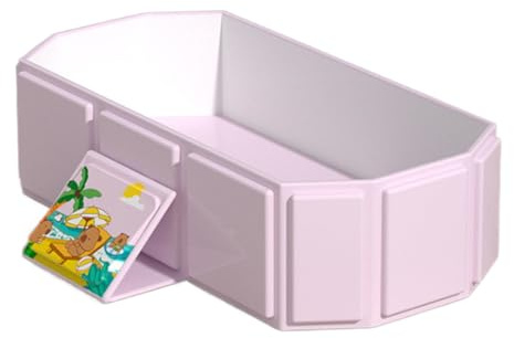 Mppchhn Bañera Plegable Para Niños - Bañera de Baño Plegable Infantil - De Viaje Y Exteriores Para Niños 0-8 Años