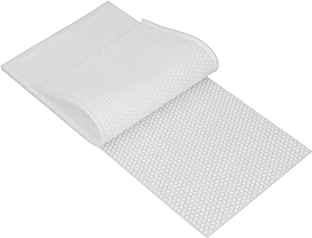 Cryfokt Set di Fogli per Pressa per Cera D'api, Stampo Base per Cera D'api Portatile in Silicone per Pressatura a Mano, Attrezzatura per Apicoltura Modello Alveare Salva-lavoro, per Principianti