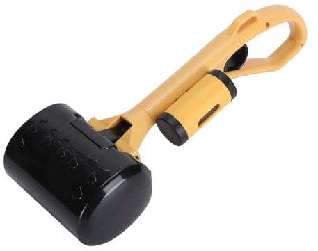 Hamwesh Paletta per Escrementi di Cani, Portatile Leggero con Manico Curvo Ergonomico Paletta per Escrementi di Cane con Seghettato Forte per Cortile, per con Attacco per Sacchetto per