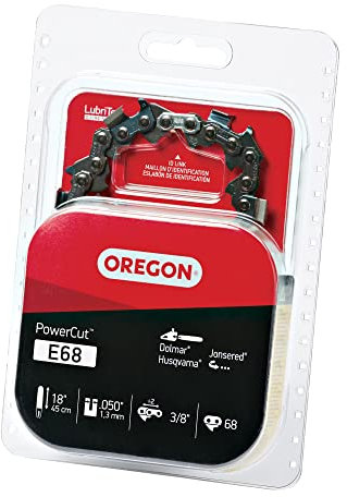 Oregon E68 PowerCut 18-Inch Chainsaw Chain, Fits Dolmar, Husqvarna, Jonsered