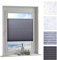 ourdeco® Plissee / 90 x 210 cm grau/lichtdurchlässig, Blickdicht/Farbe Grau/Montage ohne Bohren