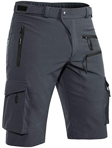 Hiauspor Pantalon VTT Stretch Léger à Séchage Rapide pour Homme pour La Randonnée, Le Trekking