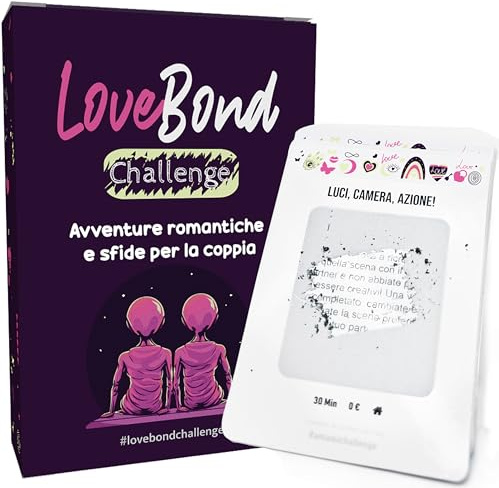 Febio Juego en Italiano de desafíos para Parejas Lovebond Challenge
