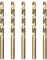 Meccion HSS Cobalt Jobber Drill Bit 5pcs 6.5mm Twist Drill Bit for Drilling Stainless Steel and Metal