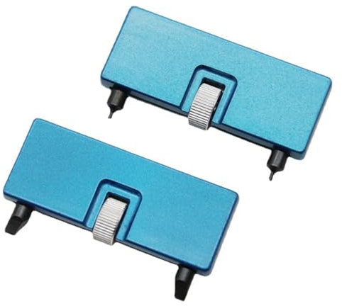 Amacoam Uhrengehäuseöffner Uhrmacherwerkzeug Uhr Batteriewechsel Werkzeug, Uhrenwerkzeug Gehäuseöffner dient zum Drehen des geöffneten Uhrendeckels, Uhrenöffner 2 Stück Watch Gehäuse Opener Werkzeug