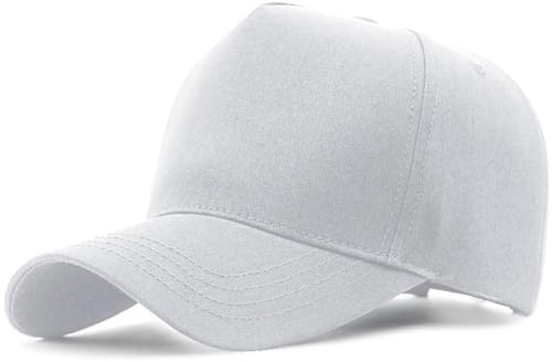 YAMEE Cappello Baseball Uomo Testa Grande Corona Alta XXL,Cappellino Baseball Donna in Cotone a Tesa Larga,Cappelli da Camionista Regolabili,Berretto Uomo con Visiera Protezione Solare Traspiranti