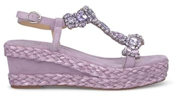 Alma en Pena Mittelkeil PEDRERÍA. V241003 SUEDE LILAC, Flieder, 38 EU