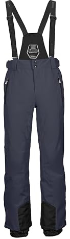 Killtec Ksw 100 Enosh MN Ski Pnts - Pantalones de esquí/Pantalones funcionales con Tirantes Desmontables, protección de los Bordes y protección contra la Nieve Hombre