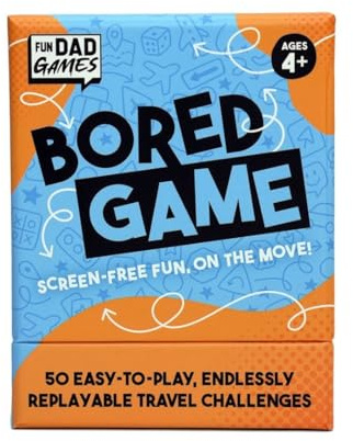 Boredgame – Car Games for Kids & Families | 50 Screen-Free Travel Games | Road Trip Activities | Travel Card Game Ages 4+