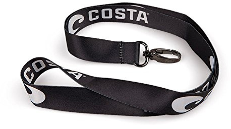 Costa Del Mar Logo Lanyard, Black
