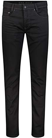 MAC Herren Straight Leg Jog'n Jeans, Schwarz (Black H896), W42/L32