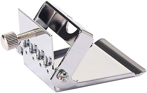 Tuoservo Banjo Saitenhalter für 4 Saiten, Mini, Metalllegierung, Chrom