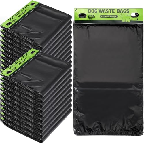 Ireer 2500 Pcs Dog Bags Bulk, Dog Pet Waste Bags Bulk, Leakproof Easy Single Pull Bag for Poop Station Fit Hang Hole Dispenser Pet Waste Bag for Home Outdoor
