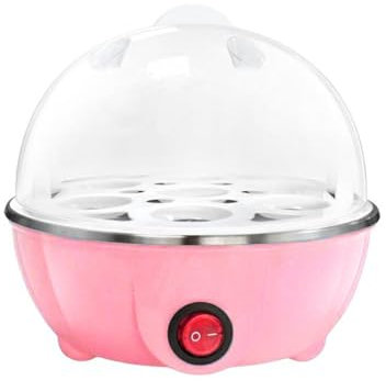 siduytin Quick And Healthy Egg Cooker - Various Cooking Options Large Capacity PP Electric Egg Cooker Electric Egg Boiler, Pink 1 Layer