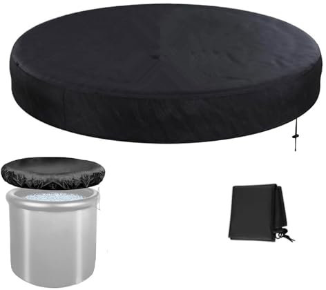 Hayaww 75 cm Coperchio per bagno di ghiaccio Coperchio per vasca da bagno Coperchio per vasca da ghiaccio pieghevole per adulti Bagno di ghiaccio portatile vasca da bagno Copertura per Ice bath (A)