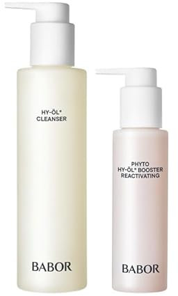 BABOR CLEANSING Set HY-ÖL und Phyto Reactivating, Reinigungs-Duo, für müde Haut, porentiefe Reinigung, mit Öl und Kräuterextrakt, 2 Teile