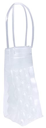 BEBEMOKO 2 piezas Bolsa Refrigerante de Gel para Botella de Vino Doble Cara Enfriador Portátil Reutilizable y Ecológico para Camping Fiestas y Picnic de Unidades Blancas