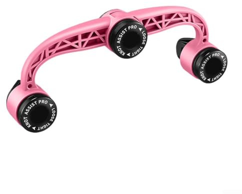 Strumento per annodare mulinello da pesca con regolazione del filo e interruttore di blocco sicuro per dispositivo di legatura rapida FG Knotter compatibile con filo PE 0 2 ~ 6 # gamma di fili (rosa