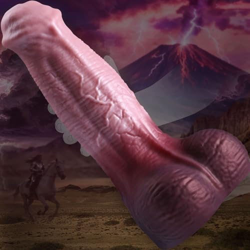 35 cm Gode Monstre, 9,5 cm Gros Diamètre Épais Godemichets Large XXL et Fantastique, Gode Géants Énorme en Silicone avec Ventouse, Sextoy Jouets de Dilatation Anale pour Hommes Femmes Expérimentés
