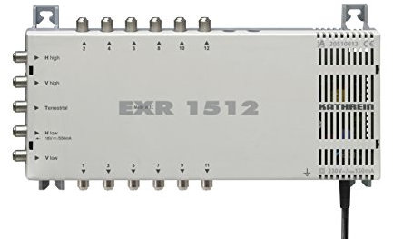 Kathrein EXR 1512 Satelliten-ZF-Verteilsystem-Multischalter (1 Satellit, 12 Teilnehmeranschlüsse, Klasse A)